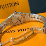 Imported quartz movement with a Cartier-inspired folding clasp. Delicate, petite, and effortlessly versatile-box - Image 4