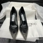 Mesh Rhinestone Pointed Toe Shoes-box - Image 4