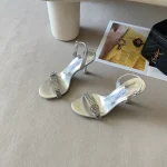 Rhinestone high heel sandals-box - Image 6