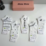 Bamboo cotton blend, lightweight, soft, and breathable. Perfect for all seasons-5 Pairs/Box - Image 4