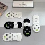Bamboo cotton breathable no-show socks-5 Pairs/Box - Image 2