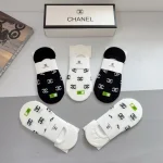 Bamboo cotton breathable no-show socks-5 Pairs/Box - Image 8