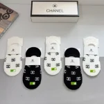 Bamboo cotton breathable no-show socks-5 Pairs/Box - Image 7