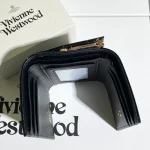 Black and gold patent leather embossed wallet-box - Image 7