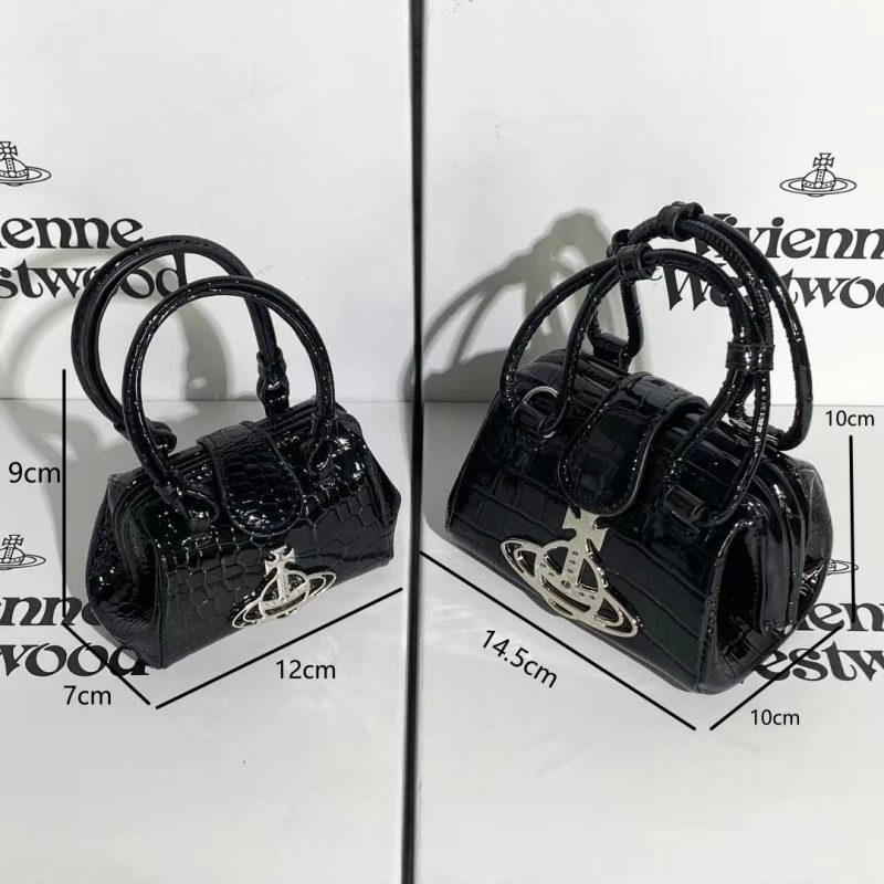 13424864516106400 Black mini bag with large check pattern-box - Image 1