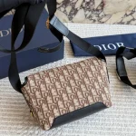 Printed fabric with black leather trim-box - Image 8