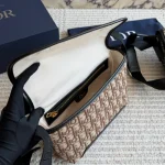 Printed fabric with black leather trim-box - Image 6