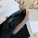 Blue and Red Arc de Triomphe Denim Mini Bag-box - Image 6