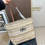 Woven Tote Bag / Minimalist Casual Everyday Purse-no box - Image 2