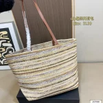 Woven Tote Bag / Minimalist Casual Everyday Purse-no box - Image 9