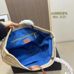 Woven Tote Bag / Minimalist Casual Everyday Purse-no box - Image 4