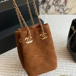 Quilted mini bucket bag: Blending classic elegance with effortless style into your everyday life-box - Image 3