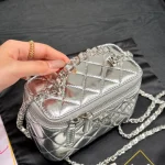 New Metal Handle Rhinestone Bag-box - Image 4