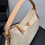 Woven Straw Underarm Tote / Beach Bag-no box - Image 5