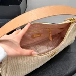 Woven Straw Underarm Tote / Beach Bag-no box - Image 4