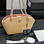New Woven Straw Beach Bag-box