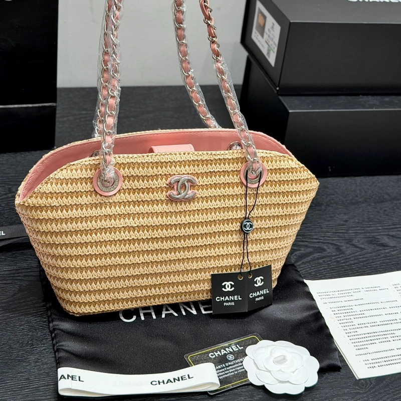 13425985384432200 New Woven Straw Beach Bag-box - Image 1
