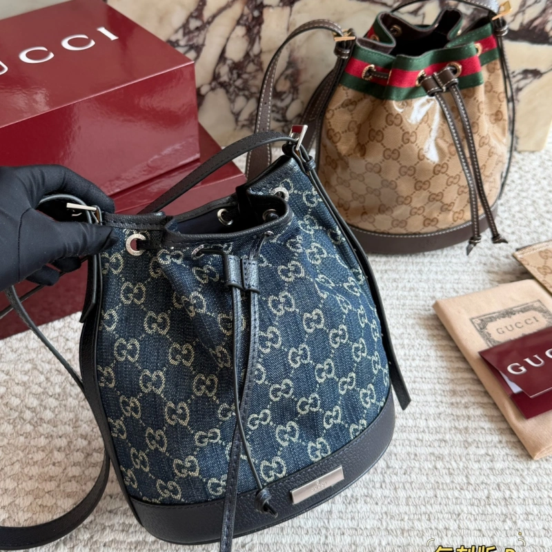 13426243635607000 Standout drawstring bucket bag with a unique design-box - Image 1
