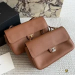 This leather shoulder bag is the ultimate travel and commute bag! Comes with a box - Image 16