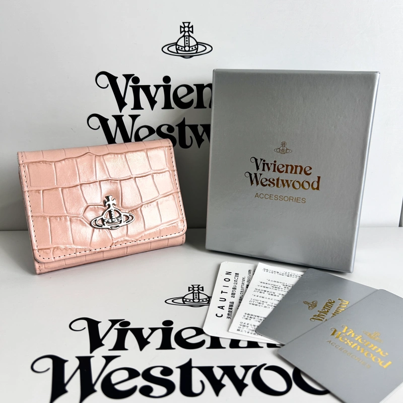 13426245055548000 High-end apricot croc-print wallet, complete with luxury gift box - Image 1