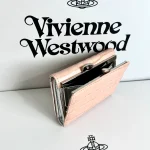 High-end apricot croc-print wallet, complete with luxury gift box - Image 6