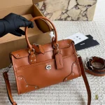 Vintage biker bag with distressed hardware-box - Image 12