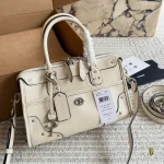 Vintage biker bag with distressed hardware-box - Image 3