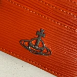 Orange toothpick pattern card holder, horizontal style-box - Image 6