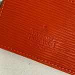 Orange toothpick pattern card holder, horizontal style-box - Image 4