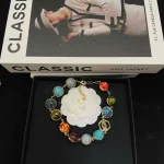 New Double C colorful planet necklace -box - Image 2