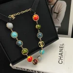 New Double C colorful planet necklace -box - Image 6