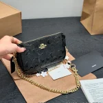 Mini Embossed Patent Leather Mahjong Bag-box - Image 9