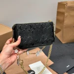 Mini Embossed Patent Leather Mahjong Bag-box - Image 6