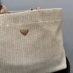 Straw Woven Tote Bag, Single-Shoulder Shopping Bag-no box - Image 8