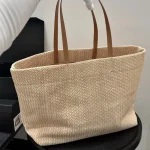 Straw Woven Tote Bag, Single-Shoulder Shopping Bag-no box - Image 7