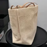 Straw Woven Tote Bag, Single-Shoulder Shopping Bag-no box - Image 6