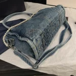 Denim Pearl Tote Bag-box - Image 8