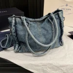 Denim Pearl Tote Bag-box - Image 6
