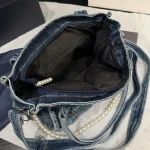 Denim Pearl Tote Bag-box - Image 3
