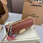 The metal hardware on this chain bag has a fantastic texture-box - Image 8