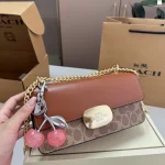 The metal hardware on this chain bag has a fantastic texture-box - Image 7