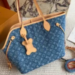 Vintage Denim Monogram Pet Tote Bag | The Ultimate Luxury Bag for Pet Owners-box - Image 3