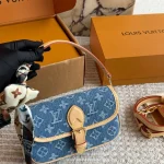 Denim Baguette Bag-box