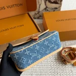 Denim Baguette Bag-box - Image 8