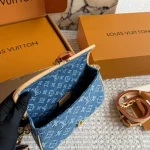 Denim Baguette Bag-box - Image 4