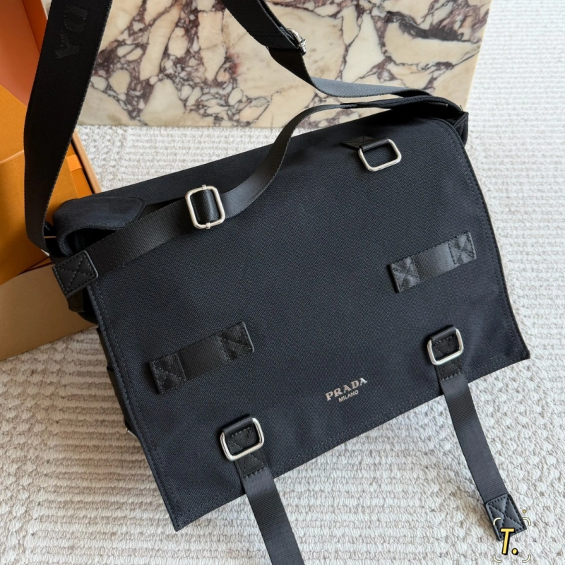 13427105020479800 Canvas utility messenger bag-no box - Image 1