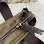 Vintage Canvas and Leather Tote Bag-no box - Image 5
