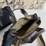 Vintage Canvas and Leather Tote Bag-no box - Image 3
