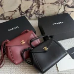 Butter-Soft Calfskin + V-Shaped Envelope Flap-box