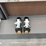 Low-Top Lace-Up Casual Sneakers with a Round Toe-box - Image 2